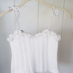 Beautiful white crop top